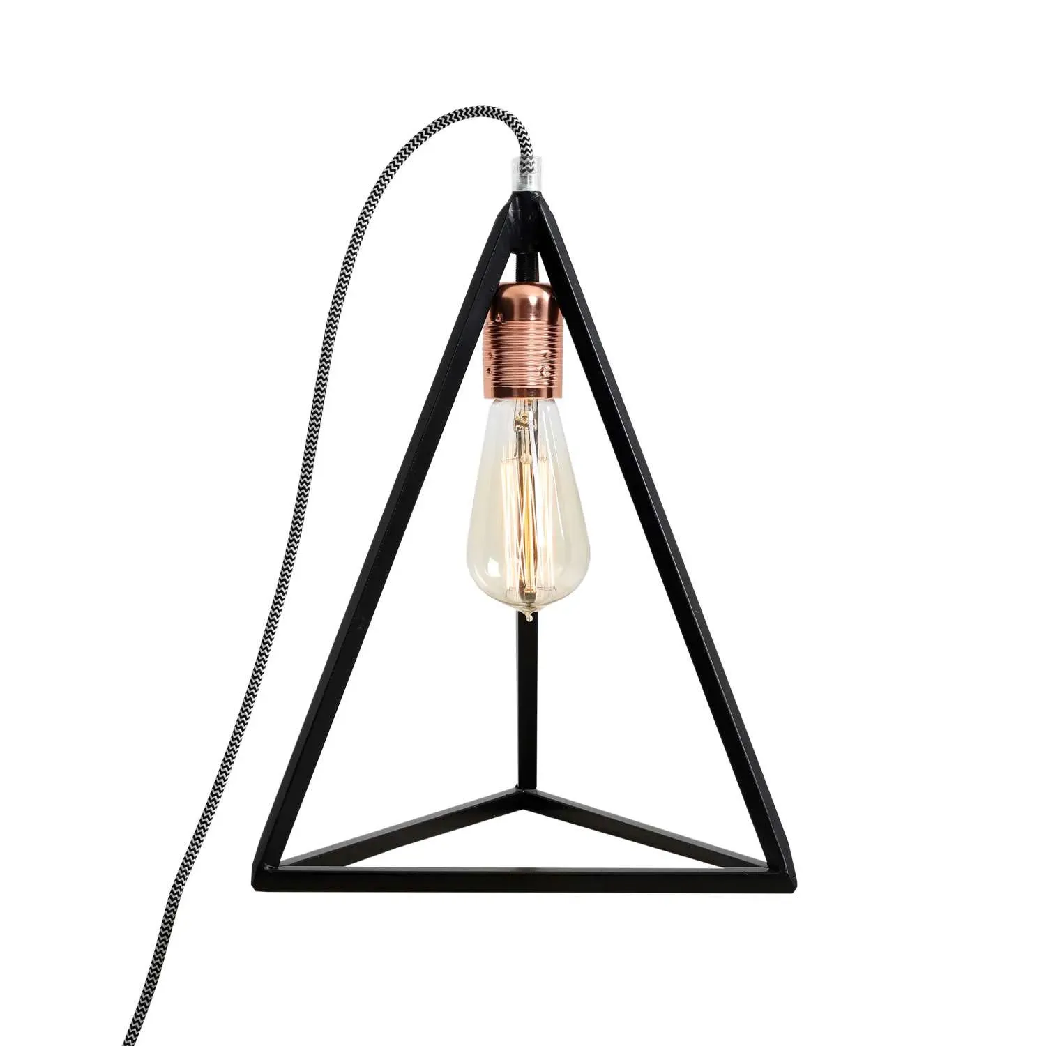 Lampada da tavolo TRIMETRIC NERO